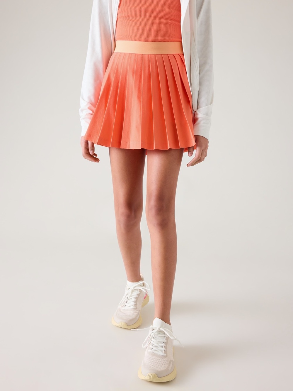 Athleta Coral Pleated Tennis Skort